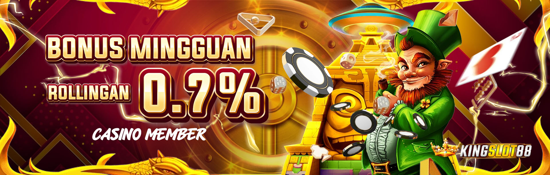 BONUS ROLLINGAN CASINO MEMBER 0.7%