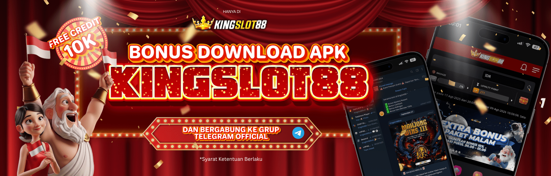 BONUS DOWNLOAD APK KINGSLOT88