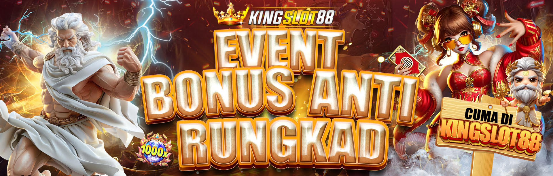 DI JAMIN ANTI RUNGKAD DI KINGSLOT88