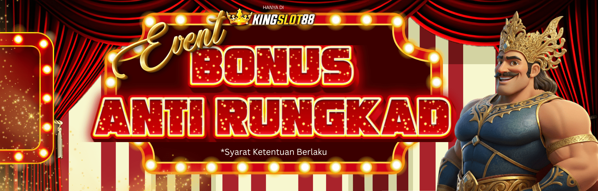 DI JAMIN ANTI RUNGKAD DI KINGSLOT88