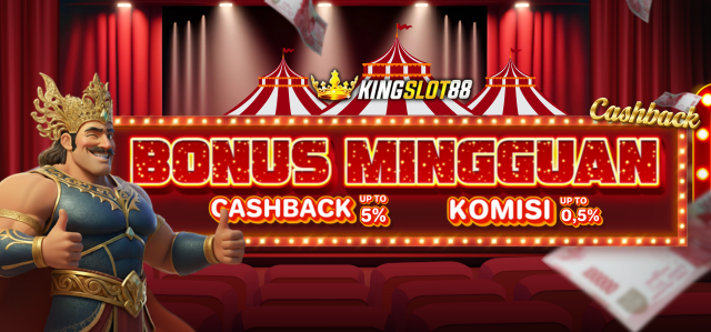BONUS ROLLINGAN 0.5% + CASHBACK SLOT GAME 5%