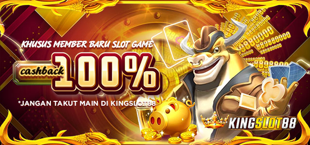 CASHBACK 100% BUAT NEW MEMBER SLOT